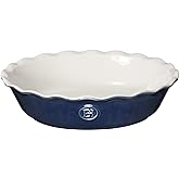 Emile Henry Modern Classics 9" Deep Pie Dish for Pies &amp; Quiches, Twilight | Even-heating ceramic delivers consistent results for pies, quiches and tarts.