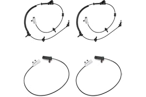 SEINECA 1Set ABS Wheel Speed Sensors Front Rear Left Right 56044144AD 56044144AC 56044146AB 56044146AA ALS2113 ALS1401 Compatible with J-eep Commander 2006-2010 Grand Chrokee 2005 2006 2007 2008 2009 2010