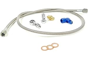 MKMDZ 4AN Turbo Oil Feed Line Banjo Bolt Restrictor Fitting Adapter For A4 B5 B6 98-05 A6 C5 98-99 For VW Passt B5 1.8T 96-05