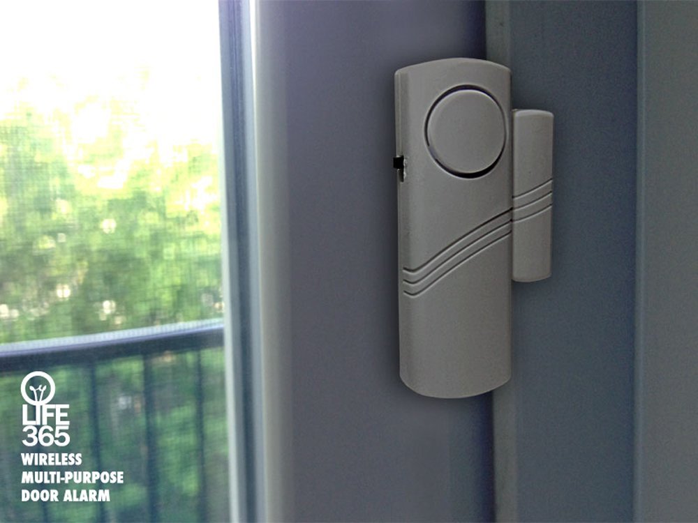 Amazon.com: Puerta de alarma / ventana de alarma inalámbrico con sensor magnético. Paquete de 2. 100% de garantía. Gran Sistema de Seguridad para el Hogar, ...