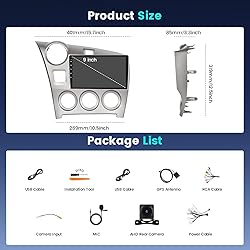 8 Core 4+64GB for Android 15 Car Stereo Toyota