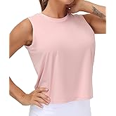 THE GYM PEOPLE Women's Workout Tops in Ice Silk Quick Dry Sleeveless