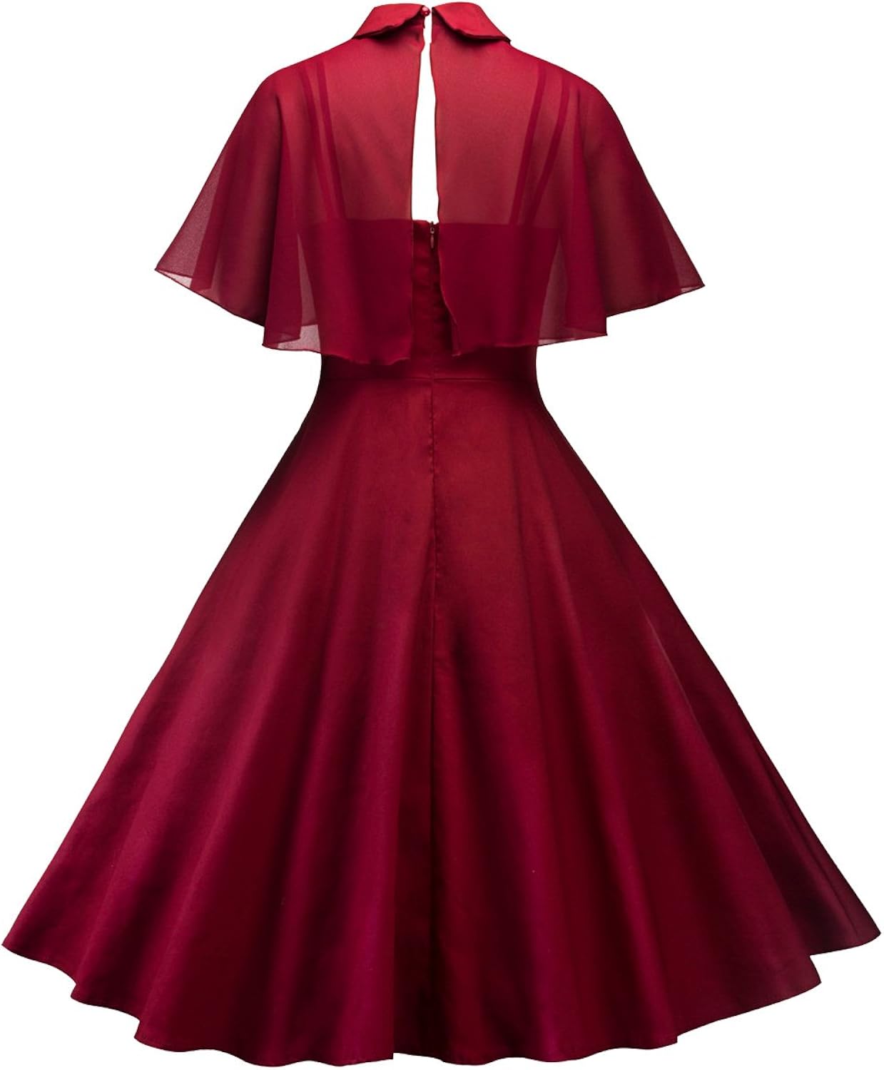 1950s red dress