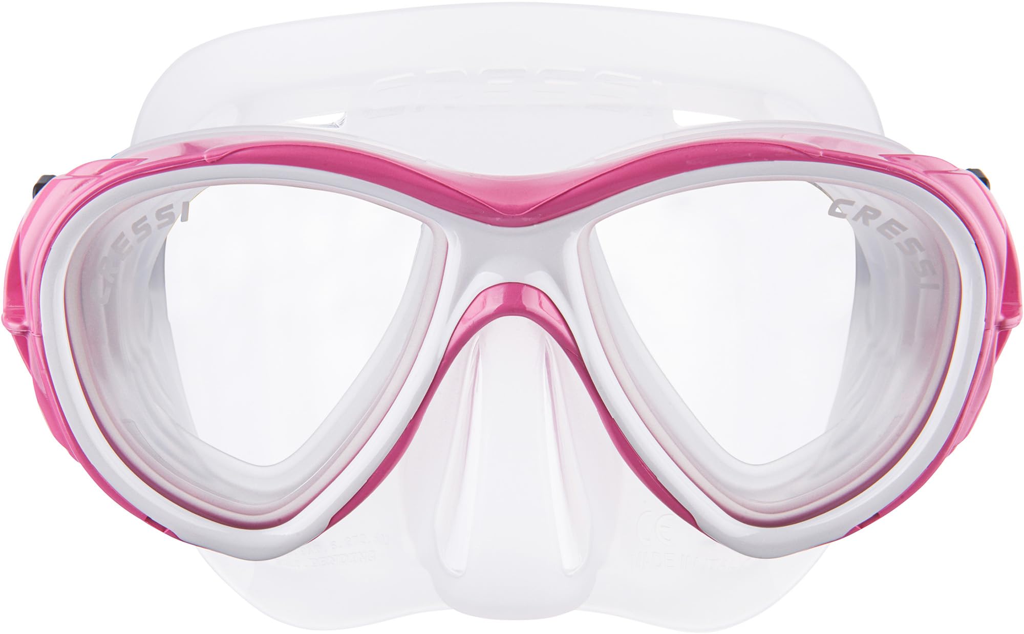 Briggs & Stratton Cressi Samoa Mask - Diving And Snorkelling Mask, Transparent/Pink, One Size, Unisexsex Adult