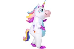 Gootus Unicorn Inflatable Costume for Adult - Full Body Blow Up Halloween Inflatable Costume for Halloween Party Cosplay