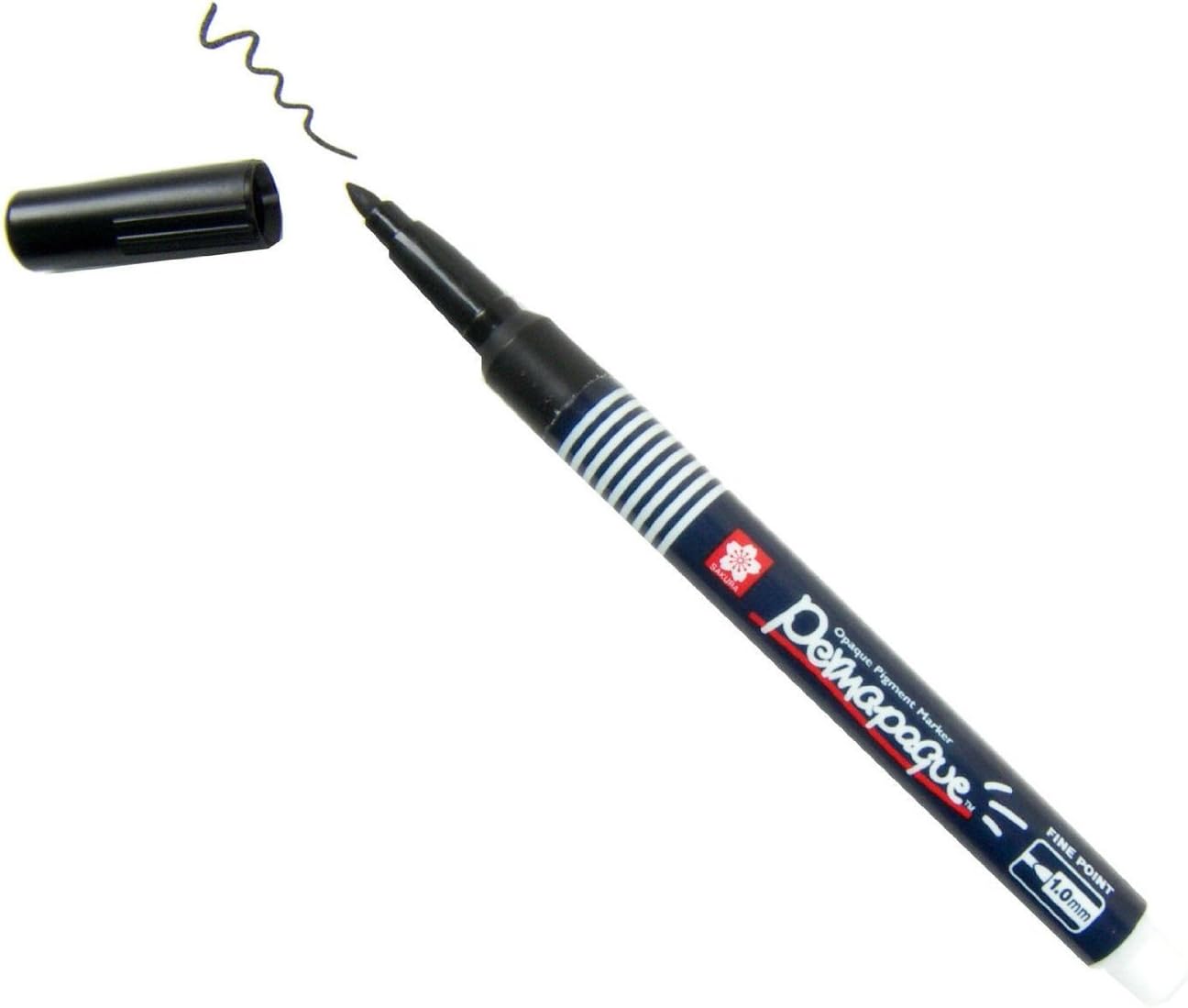 12 PER ORDER: Sakura Permapaque Opaque Fine Point Permanent Marker, BLACK ( 38233 XZPK-S-49 )