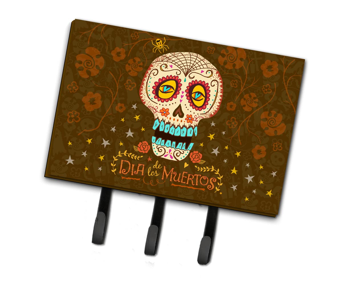 Caroline's Treasures Day of The Dead Leash or Key Holder, Multicolor