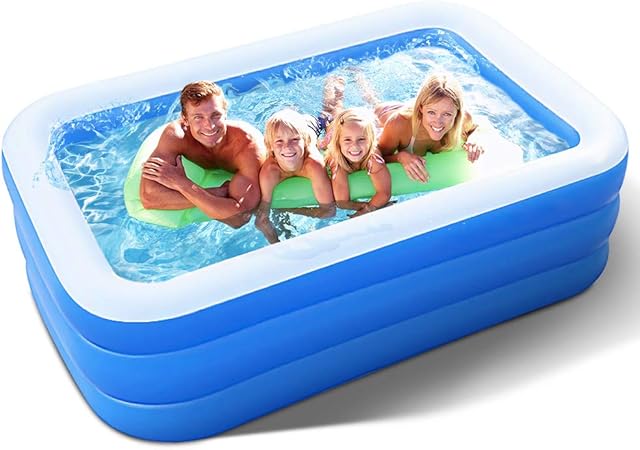 best way to blow up a pool float