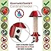 Roamwild PestOff Red Squirrel Proof Cardinal Bird Feeder Mixed Seed Sunflower Heart Version - RED - 3LBS Seed Capacity – 20.5”x7.5”x7.5” (w/Hanger)