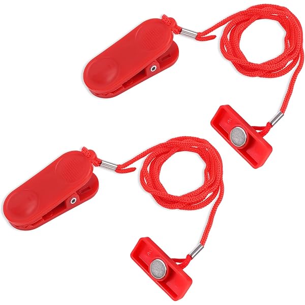 Llaves De Seguridad Magnéticas Para Cinta De Correr - Pack De 2, Universal, Material ABS, Seguridad Durante El Ejercicio