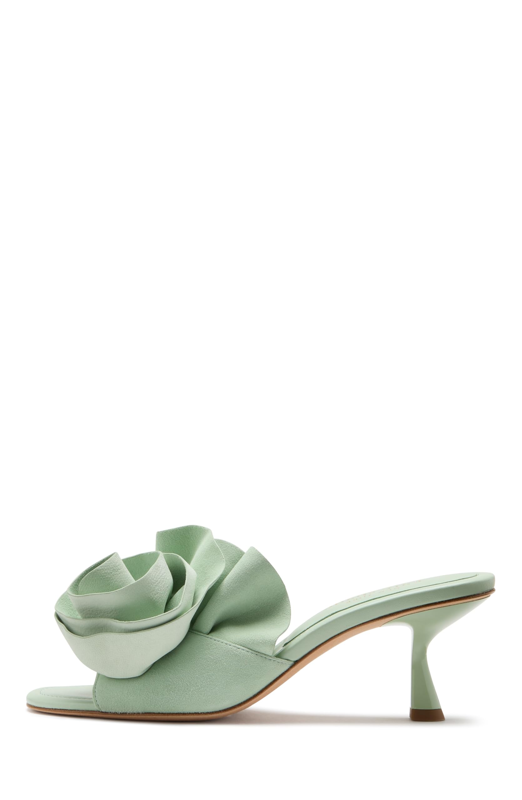 Kate Spade New York Flourish Heeled Sandal, Pistachio Ice, 10