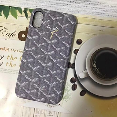iPhoneX -US Fast Deliver Guarantee FBA- Luxury PU Leather GD Style Case Cover for Apple iPhone X Only (GD Gray, iPhoneX)