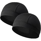 LMMHEIZI Mesh Skull Cap Cooling Helmet Liner Sweat Wicking for Men Women | Breathable Lightweight Quick Dry Hard Hat Liner for Cycling Motorcycle Football Welding Construction Workout Sports