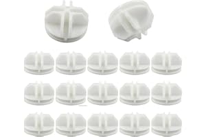 YUECY Metal Wire Cube Connectors for Storage Organizer,Durable Plastic Grid Connectors for Modular Shelving Units and Closet Organization Systems (White, 30PCS)