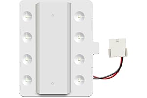 HPUY W10866538 W11043011 LED Light Replacement for Kenmore Maytag Amana IKEA Whirlpool Refrigerator Led Light Replace Q184G2 with Cover