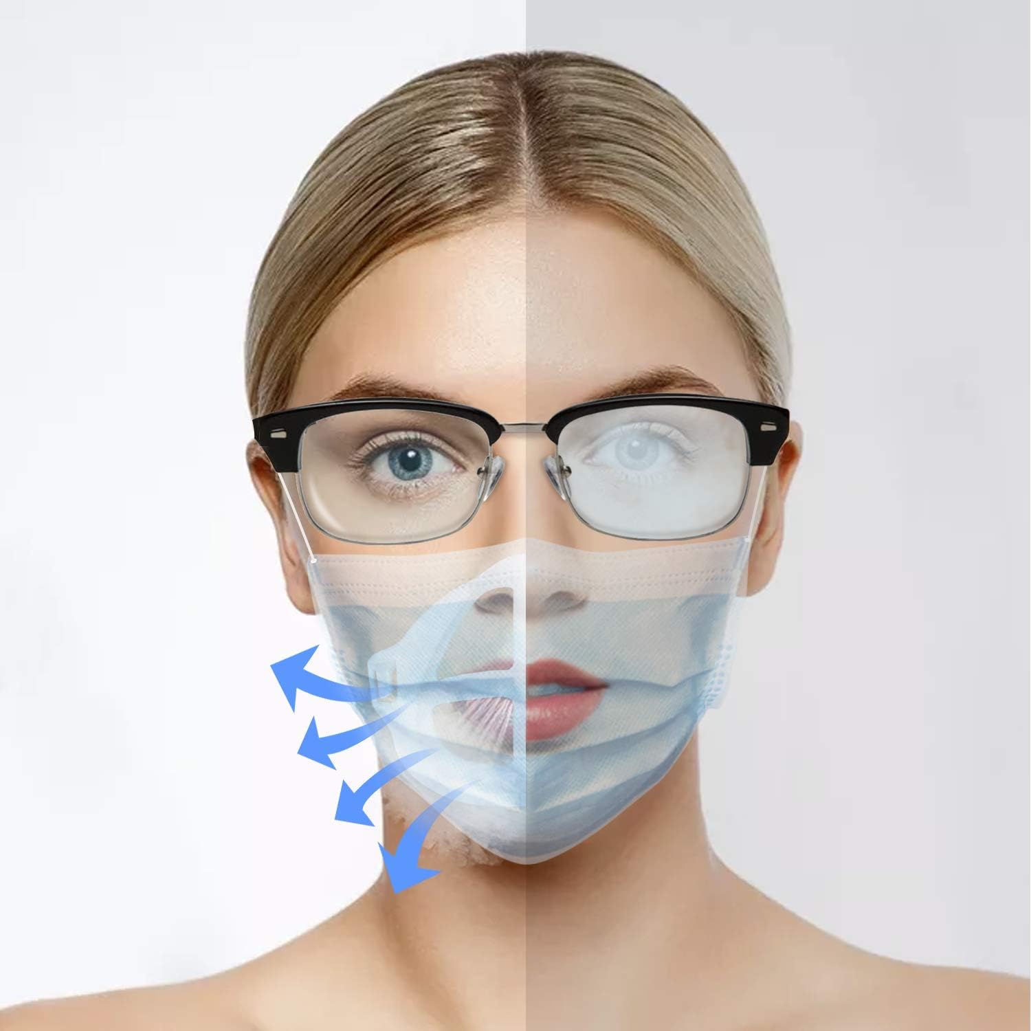 [10PCS]3D Face Bracket Internal Support Frame, Face Inner Support Frame Bracket, Reusable Lipstick Protector Protection for Adults, Clear - - 