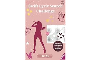 Swift Lyric Search Challenge: Word search of Taylor's most loved songs and their lyrics|Unofficial Puzzle for Taylor's Fans|Perfect for All Ages (Swift lyrics search challenge)
