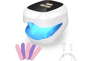 JUNLLU Nail Fungus Laser Treatment LED Light Device-Nail Fungus Laser Treatment Device for Damaged, Thick Toenails and Fingernails,Suitable for Home Use(White)