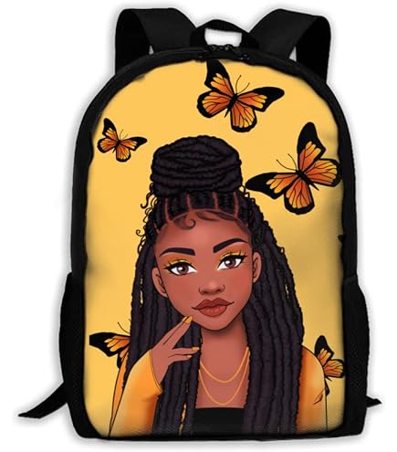 YECARYPOD African Girl Backpack Set – 4-in-1 Kindergarten Bookbag With Lunch Box & More