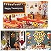 Turkey Craft Kits Thanksgiving & Autumn |Thankful Turkey Making Kit |DIY Festive Fall Thanksgiving Party Game |Door Hanging Ornament Decoration Supplies for Kids and Adults (5 Set Hanging)