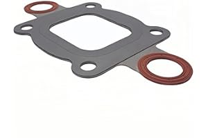 SupremeMarine 864547A02 Full Flow Elbow Gasket for MerCruiser Dry Joint GM V-6 & V-8 Stern Drives with Riesers Only 27-864547A1 Sierra 18-0721