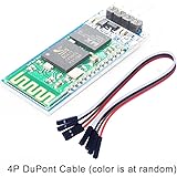 How to Arduino Kuman Wireless Bluetooth Transceiver Module Slave 4Pin Serial + DuPont Cable K35
