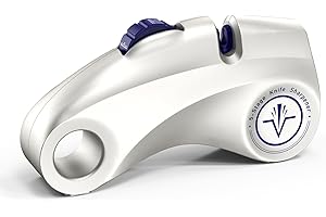 Homly Knife Sharpeners with Multifunctional 5-Stage Sharpening Angles 15°, Polishing Kitchen Knife Sharpener, Professional Knife Sharpener with Diamond, Carbide, Suitable for Various Knives