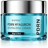 PDRN Hyaluronic Moisturizing Cream with Collagen &amp; Niacinamide, 1.76 oz | Polypeptide Hydrating Face Moisturizer, Lightweight Hyaluronic Acid Face Cream, Anti Aging Face Cream for All Skin Types
