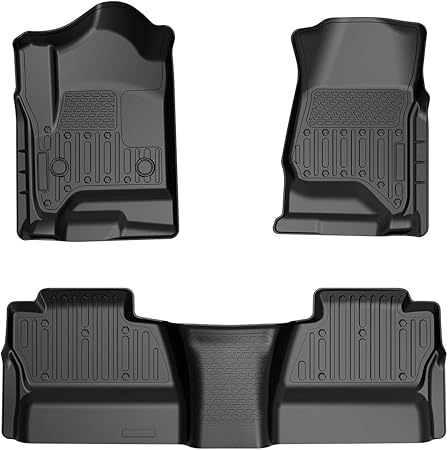 Amazon Com All Weather Floor Mats For 2014 2018 Chevy Silverado