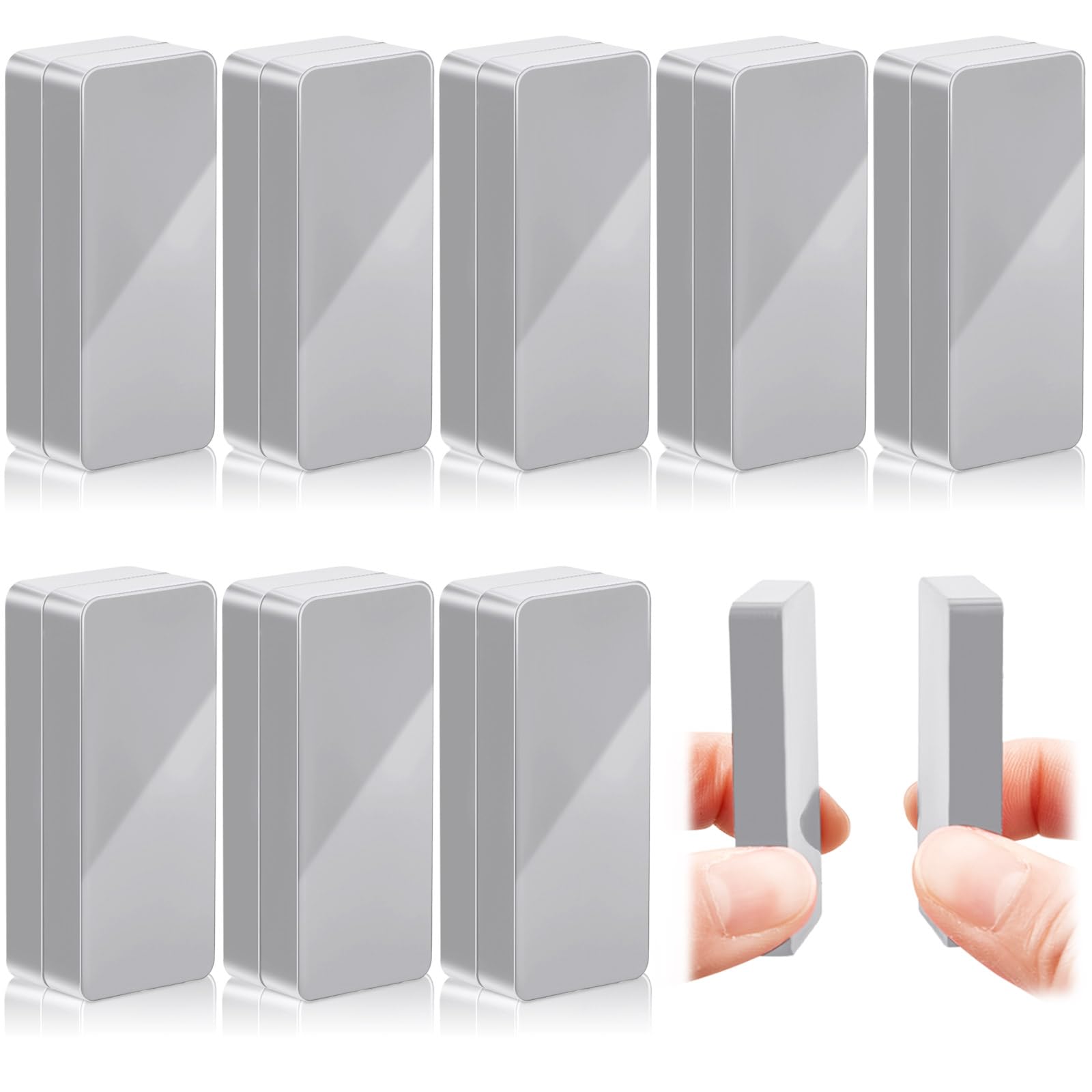 Photo 1 of 16 Pieces Outdoor Curtain Weights Heavy Outdoor Waterproof Curtain Magnets Flag Weight Magnetic Weight for Home Decor Shower Outside Curtains Tablecloth Flag Tablecloth to Stop Wind (Gray)