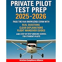 Private Pilot Test Prep 2025-2026: Paperback plus software