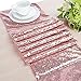 2 Pack 12 x 108 Inch Rose Gold Glitter Sequin Premium Table Runner, for Pool Party Birthday Banquet Baby Shower Decoration Home Celebration Activities