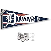 WinCraft Detroit Tigers Pennant Banner and Wall Tack Pads