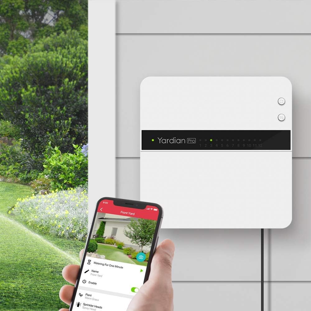 Aeon Matrix Yardian Pro Smart Sprinkler Controller with Instant Button Control, 8 Zone, Compatible with  Alexa, Apple HomeKit, Google Home, Google Assistant, IFTTT : Garden & Outdoor