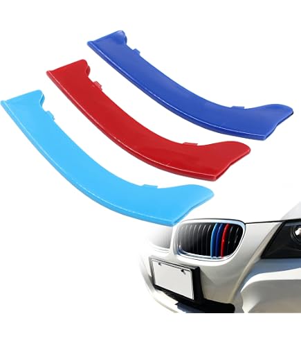 IJDMTOY M-Colored Grille Inserts For BMW E46 3 Series & M3 (2000-2006)
