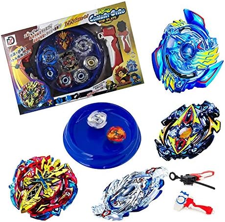 Bey Battle Blade Burst High Performance Battling Top Set with 4D Launcher Grip and Arena Set Gyro Burst Evolution Attack Pack