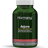 Arjuna Supreme – Synergized with Triperine - HIghest Potency Maximum Bio-activity Liposomal Dr. Gumman's Harmony Nutraceuticals Herb for Cardiovascular Support – 120 Vegan Capsules