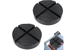 KickFun Floor Jack Trolley Jack Rubber Pad Adapter Fits Various Jacks - Durable Pinch Weld Side Protector (4.9’’ 2 Pack)
