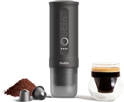 OutIn Nano Portable Espresso Machine USB-C 50ml 92C 20bar 3x2500mAh