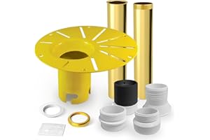 SDANBOM Freestanding Tub Drain Rough-in Kit for Free Standing Bathtub - Freestanding Bathtub Tub Drain With Brass Tail Pipe and ABS Plastic Adapter,Fits withl½male,l½female or1½''threaded bathtub drains