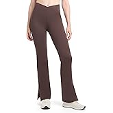 Danskin Women's Side Slit Flare Leg Yoga Pants