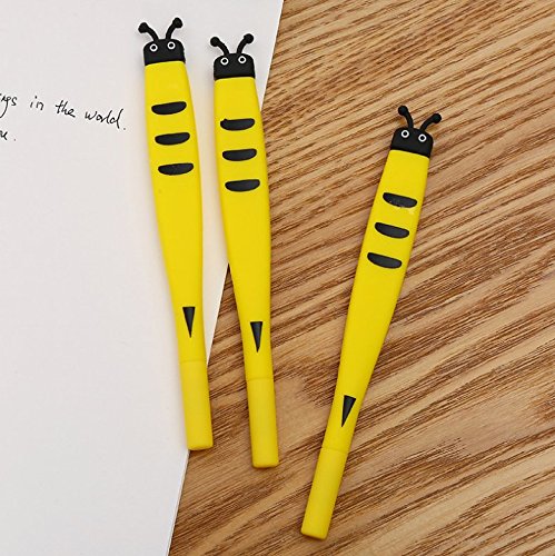 glattes Schreibstift 4 Stück für Frauen und Mädchen 0,5 mm Bienenen