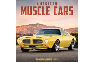 American Muscle Cars 2025 12" x 12" Wall Calendar