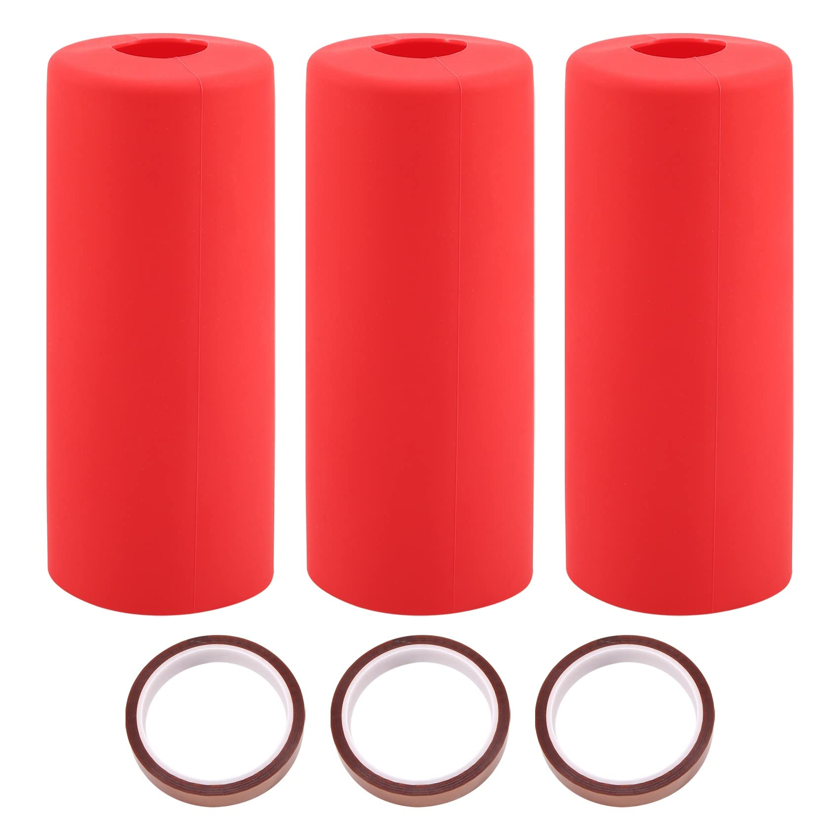 Wanjorlay 3 Pcs Silicone Wrap for Sublimation Skinny Tumblers 20Oz Reusable Silicone Wrap Mug Clamp for Full Wrap Tumbler Blank