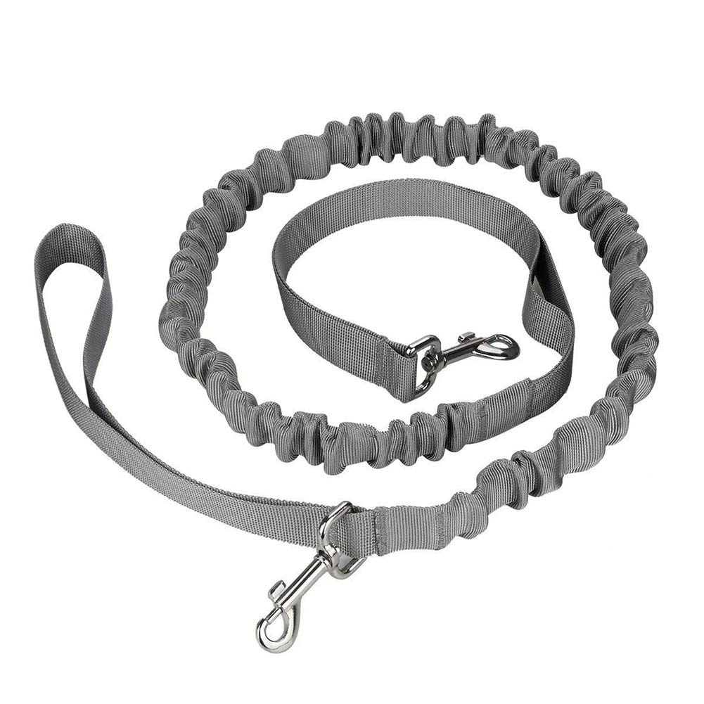 Hands Free Dog Leash Retractable Dog Leash for 331Lb Pull+ Adjustable Belt+ 2 Sundries Pocket 4 In 1 Dog Running Leash Hands Free Waterproof Reflective Stitches for Training/Running/Walking/Hiking