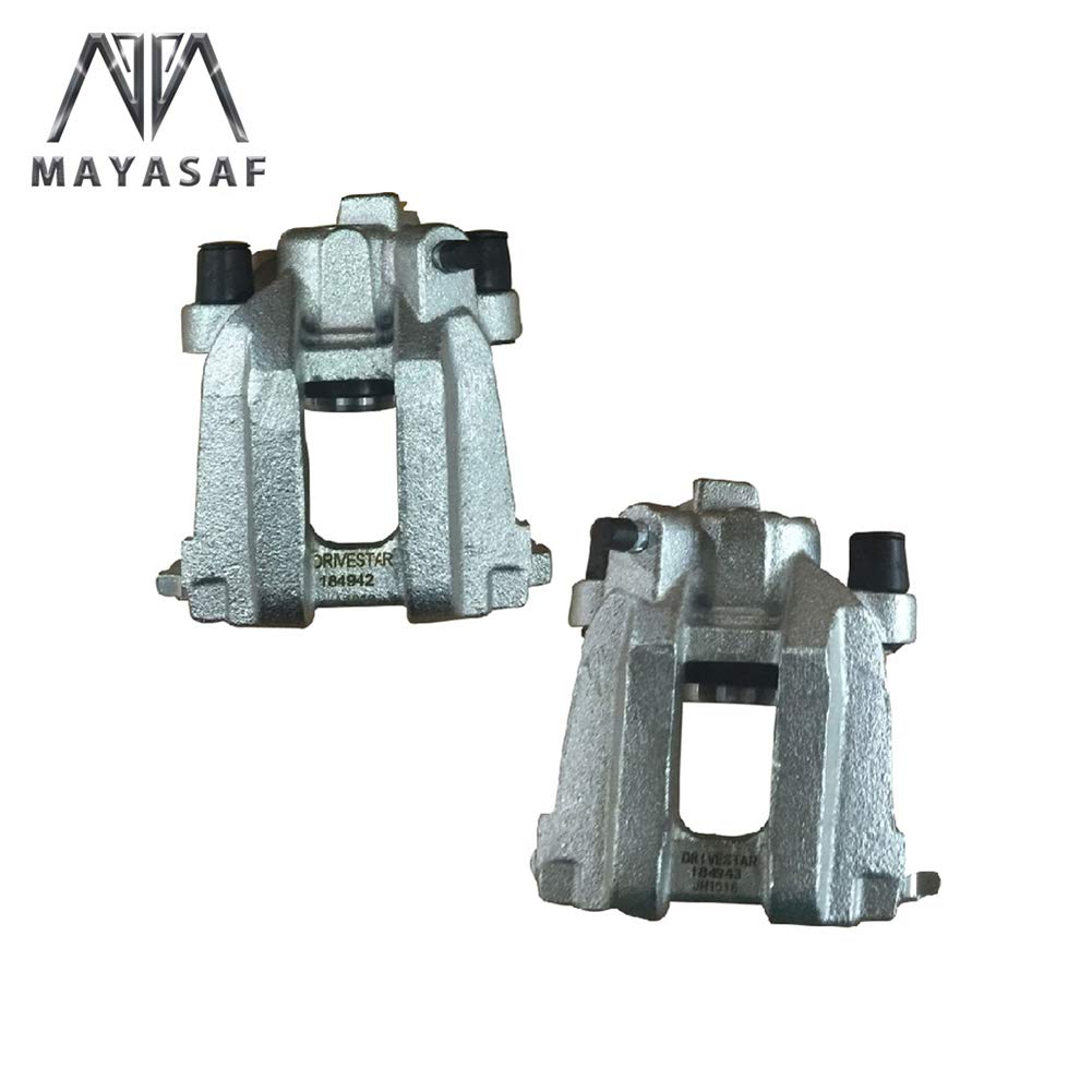 MAYASAF 184943 184942 Rear Disc Brake Caliper for Ford 2005-2010 Escape, 2005-09 for Mazda Tribute, 