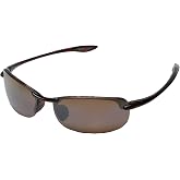 Maui Jim Men's &amp; Women's Makaha Polarized Oval Sunglasses, Tortoise/Hcl Bronze Polarized, Small Fit