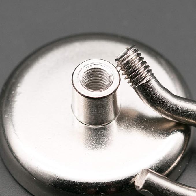 12pcs Neodymium Strong Magnetic Hooks Load Bearing Max 30kg