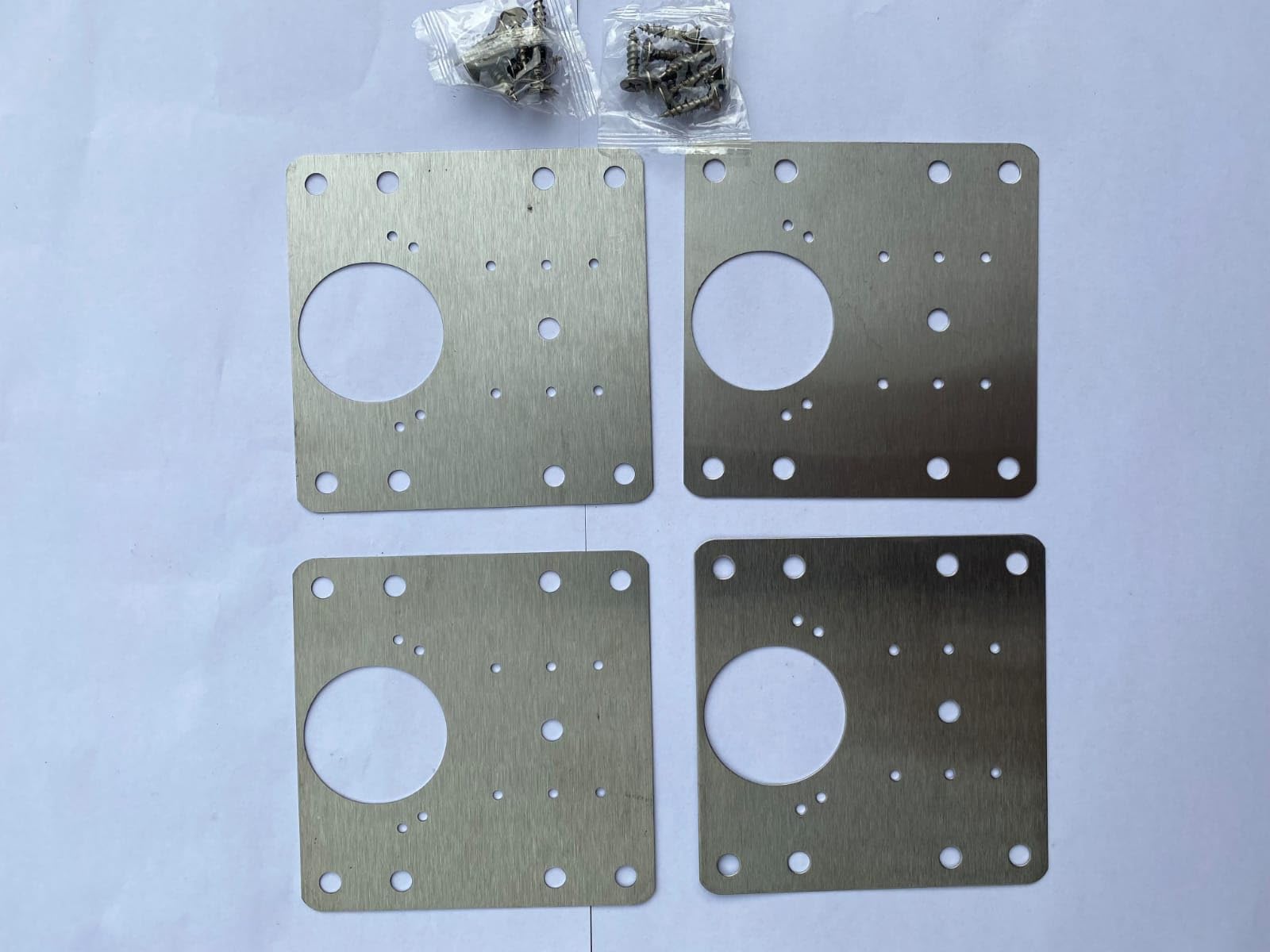 8 Pack Cabinet Hinge Repair Plate,Kitchen Cupboard Hinge Repair Kit Cupboard Door,Kitchen Door Hinge Repair Plates Kit,Wardrobe Hinge Repair Plate Hinge Mounting Plates