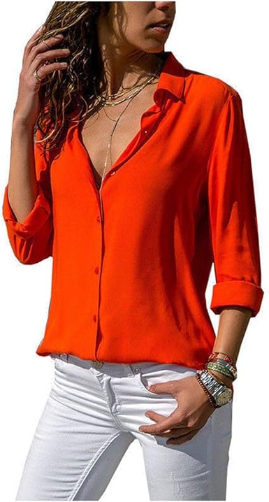 amazon white blouse plus size